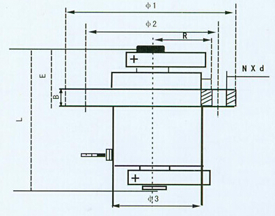 YZUL立式振動(dòng)電機(jī)結(jié)構(gòu)圖